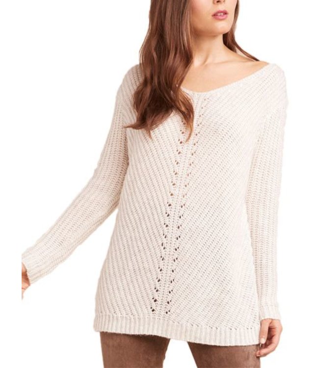 Bedroom Dancing Lace Up Back Sweater 
