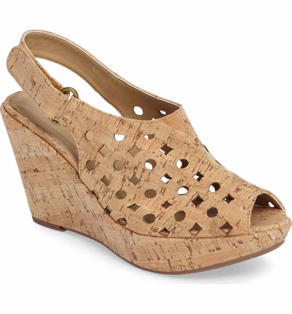 vaneli cork wedge