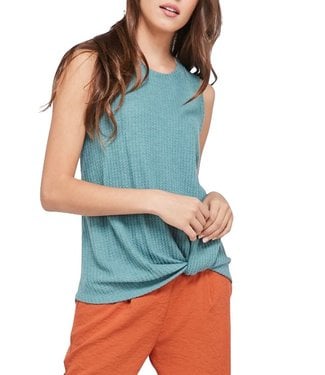 Wishlist Twist Front Waffle Top