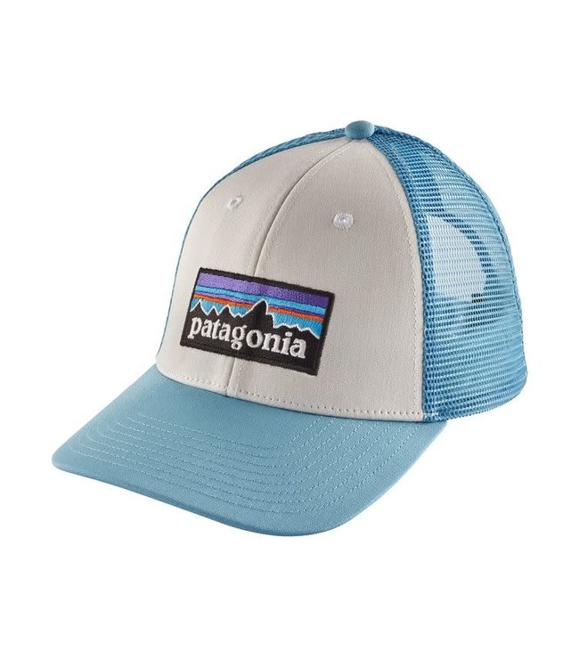 patagonia small text logo lopro trucker hat