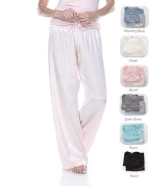 PJ Harlow Jolie Drawstring Satin Pant