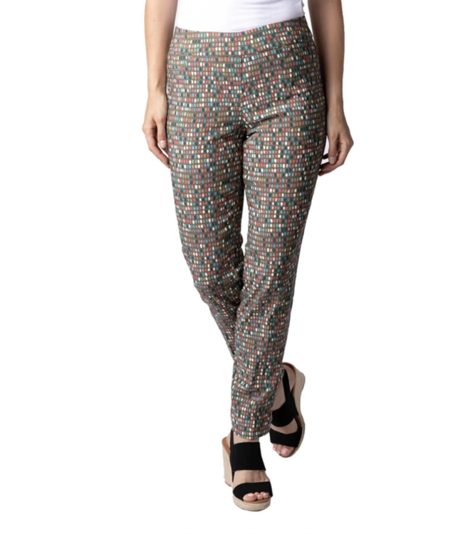 Multiples Print Ankle Pant