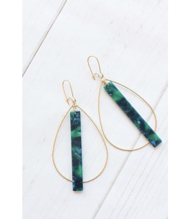 Virtue - Hoops w/ Acrylic Bar