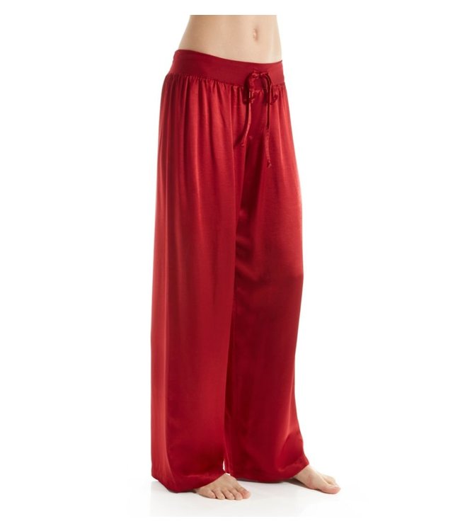 PJ Harlow Jolie Drawstring Satin Pant