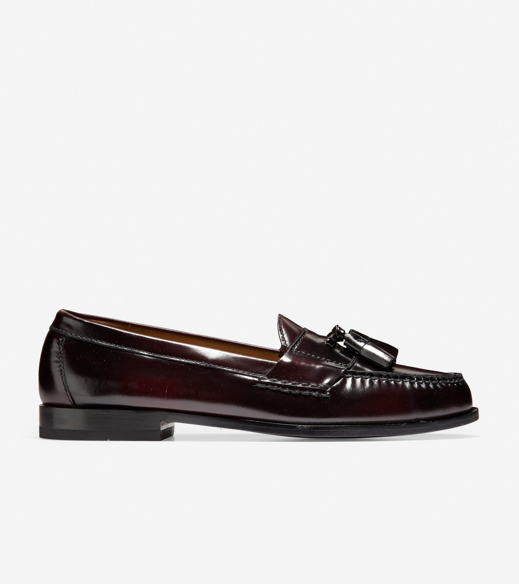 cole haan pinch tassel saddle tan