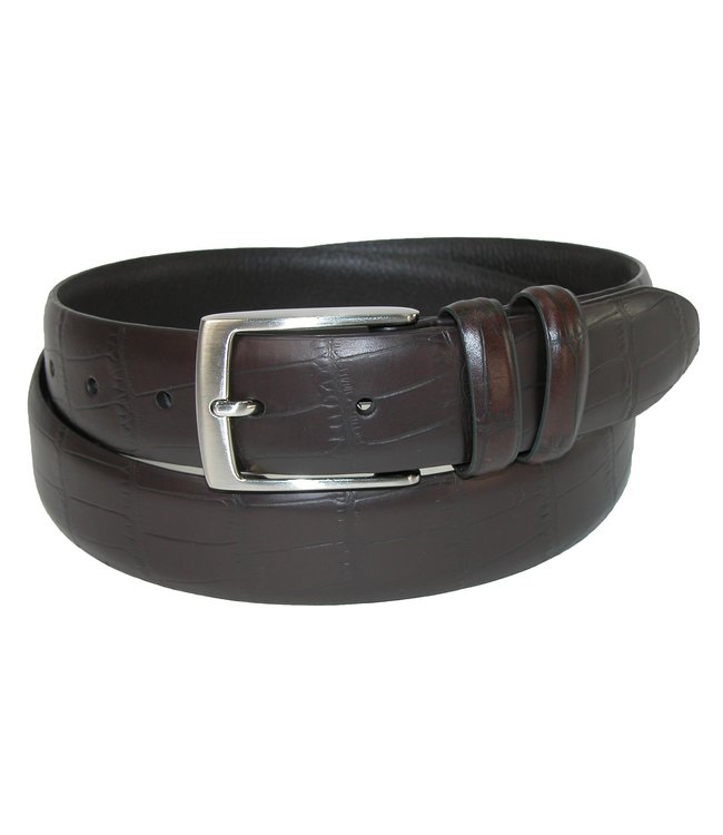 Aquarius Embossed Croc Belt