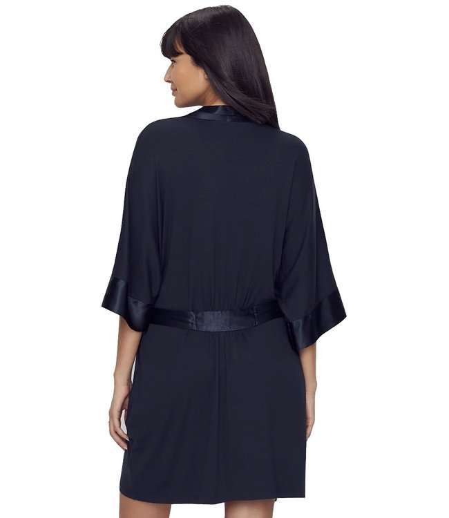 PJ Harlow Shala Satin Trim Robe With Pockets