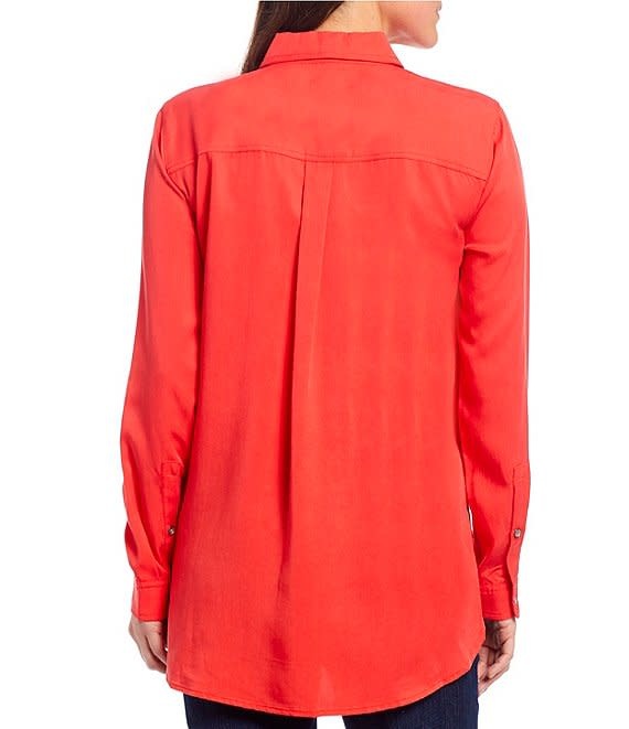 side button shirt men's