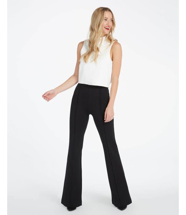 Spanx Perfect Black Pants, Hi-Rise Flare - Abraham's