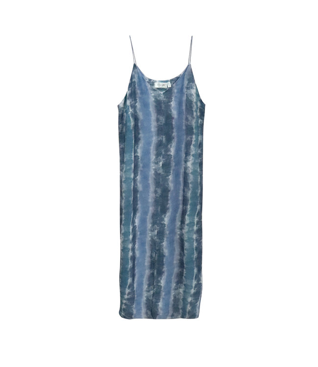 RD Style Striped Tie Dye Maxi Dress