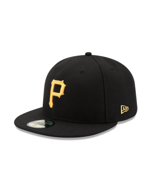 New Era 59FIFTY Pittsburgh Pirates Alternate 2 Authentic Collection on Field Fitted Hat Black