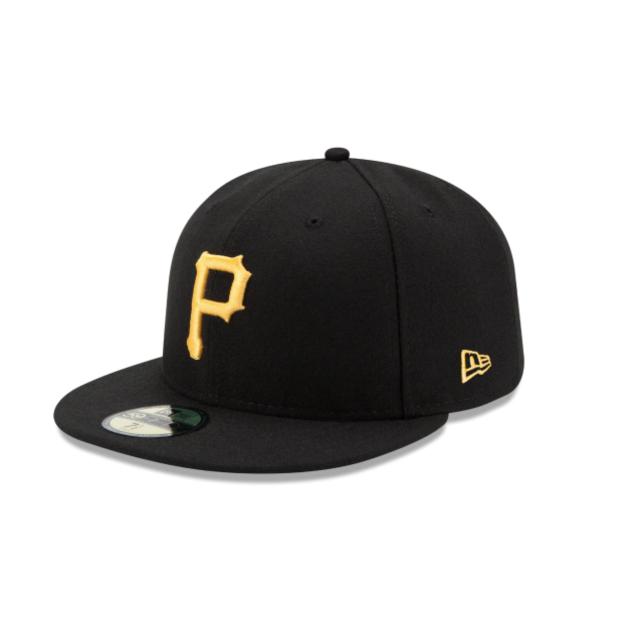 black pirates fitted hat