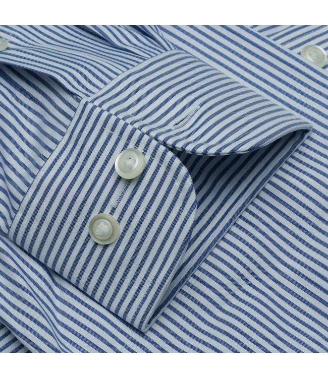 Cooper & Stewart Burlington Banker's Stripe Shirt