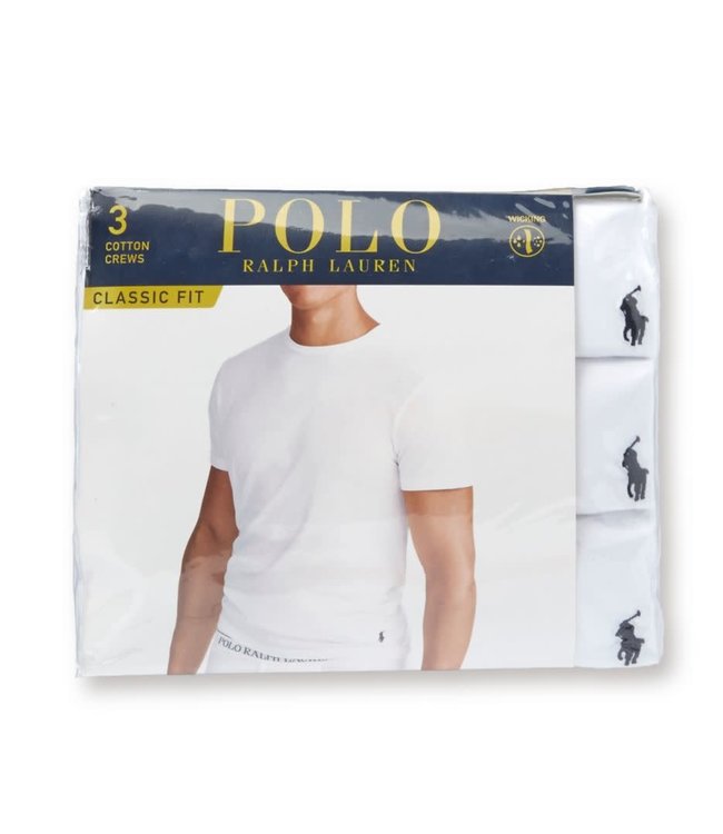 Polo 3pk Solid Classic Crew T-shirts