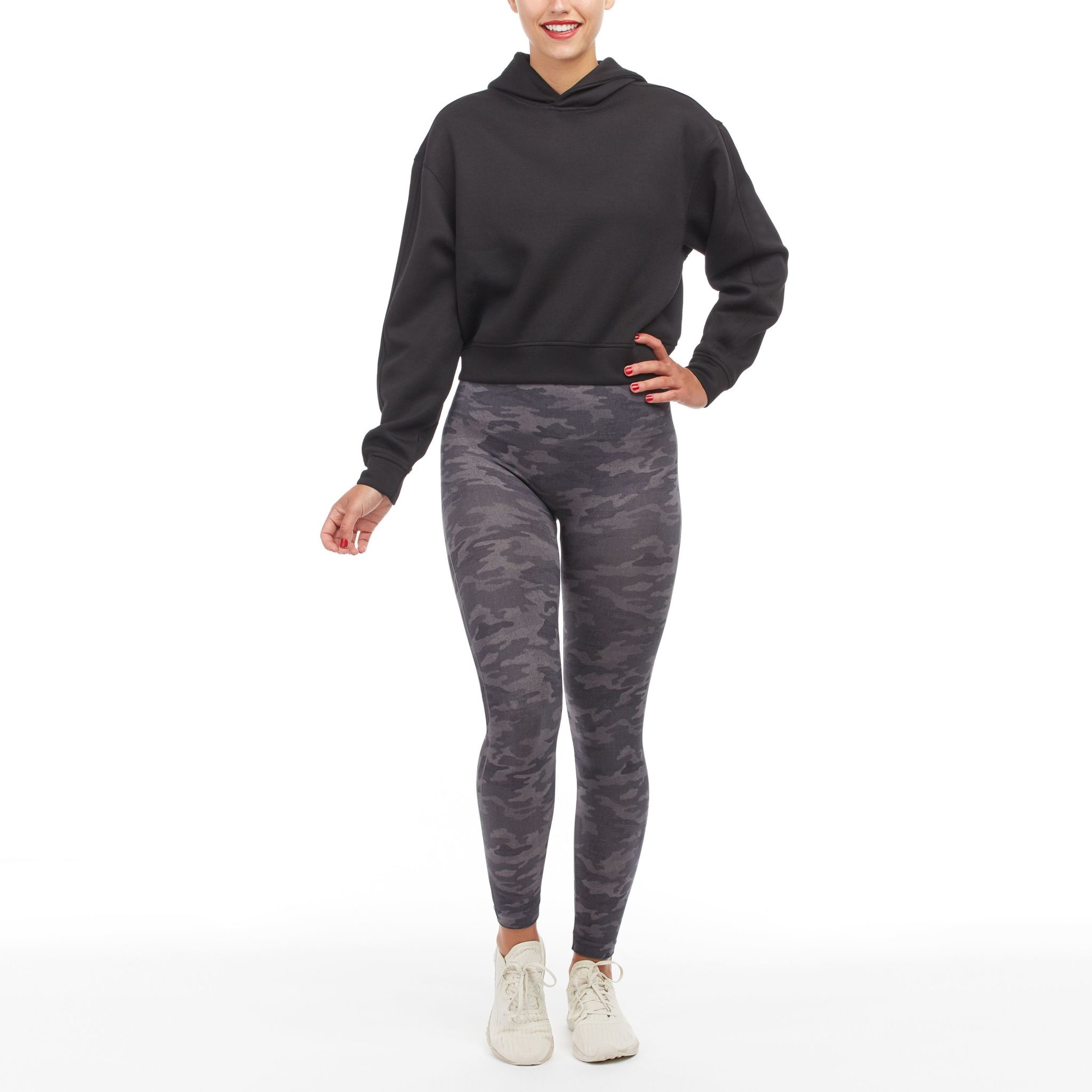 Spanx Look At Me Now Full Length Black Camo Seamless Leggings Small - $32 -  From Samantha
