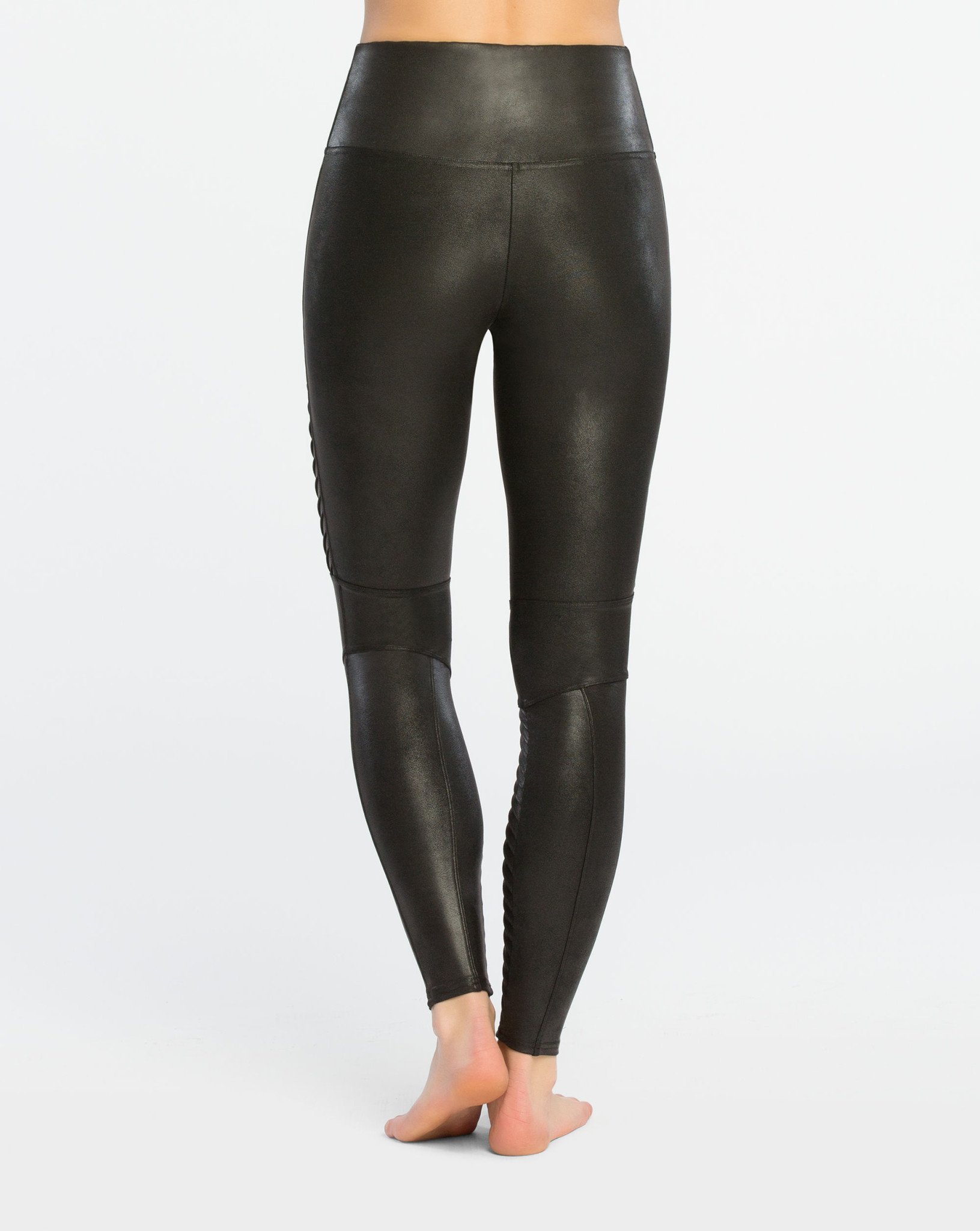 Spanx Faux Leather Moto Leggings In Stock At UK Tights