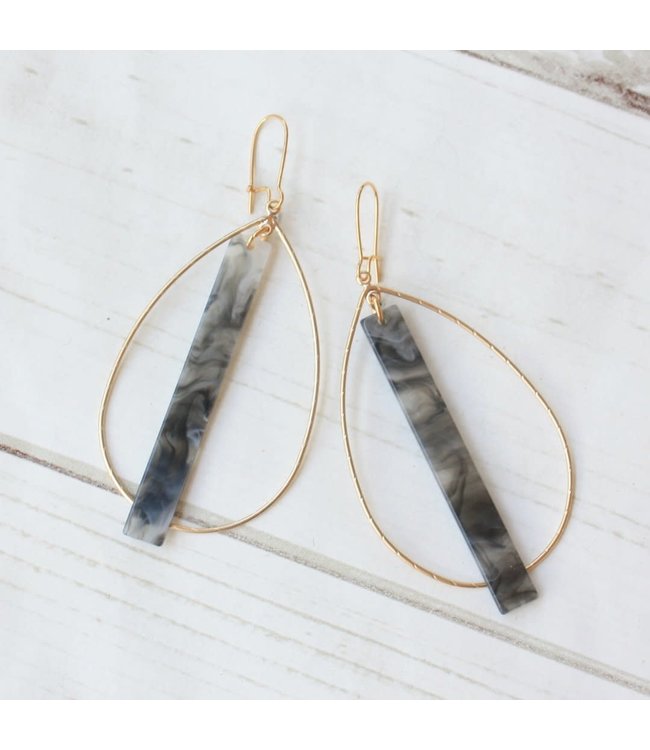 Virtue - Hoops w/ Acrylic Bar