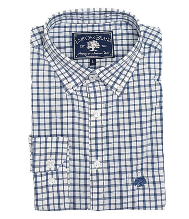Live Oak Melange Check Sport Shirt