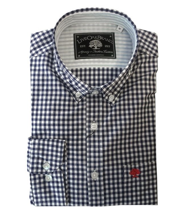 Live Oak Gingham Sport Shirt