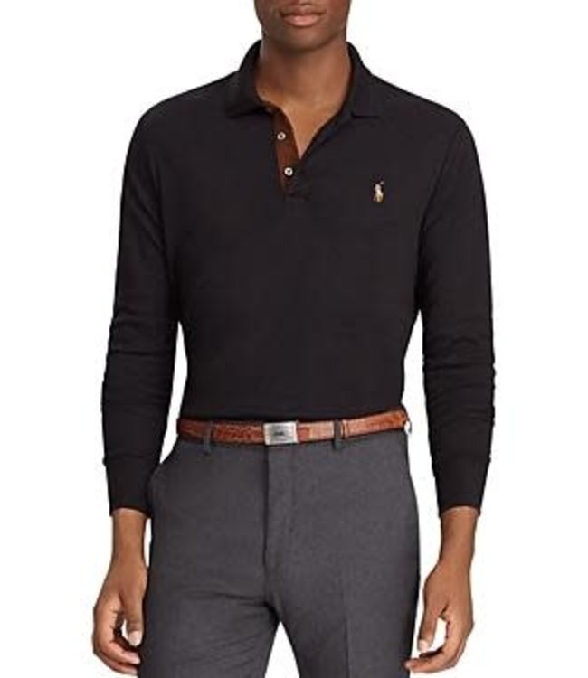 Pima Soft Touch Long Sleeve Polo Shirt