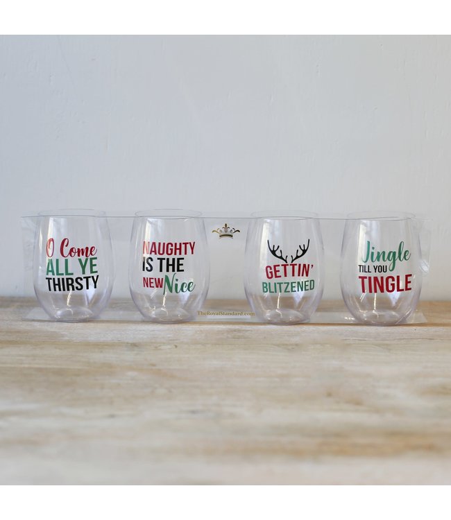 Royal Standard To Go Holiday Wine Glasses