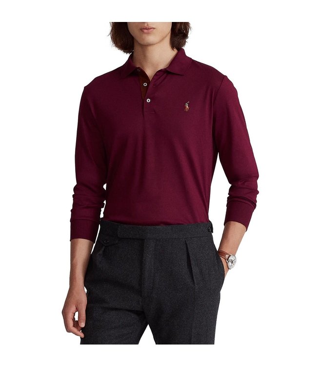 Pima Soft Touch Long Sleeve Polo Shirt