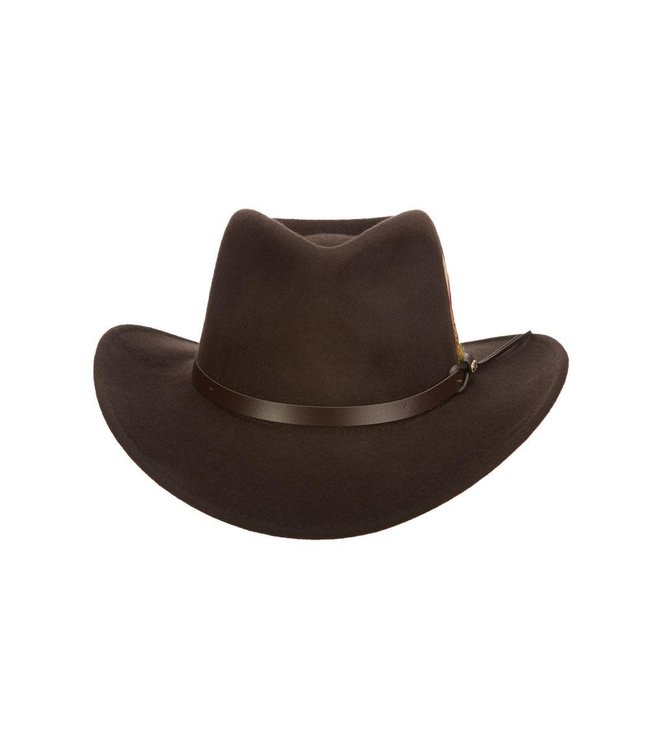 Scala Dakota Crushable Wool Felt Outback Hat