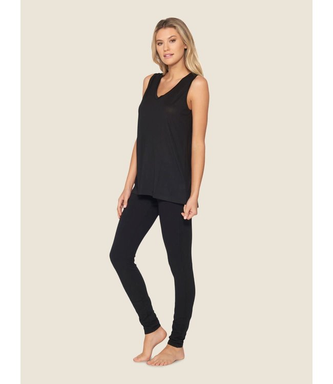 Barefoot Dreams Malibu Collection Sleeveless Modal V-neck Tank