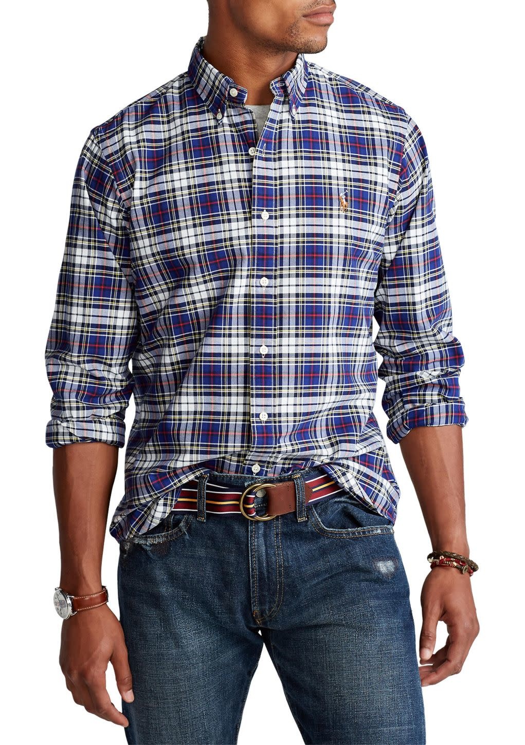 ralph lauren classic fit plaid shirt