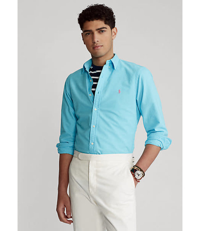 PRL Classic Fit Garment-Dyed Solid Oxford Shirt