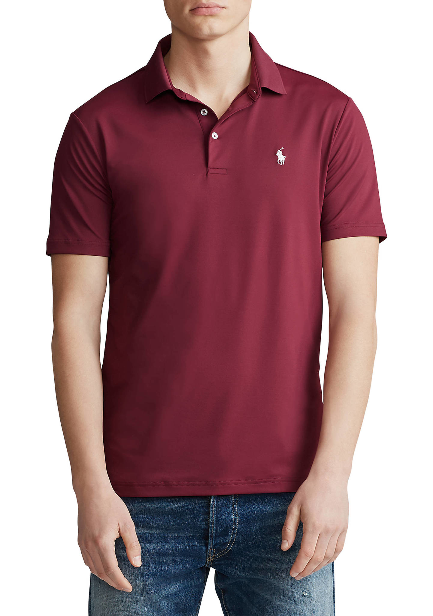 Polo Classic Fit Jersey Performance Polo Knit Shirt - Abraham's
