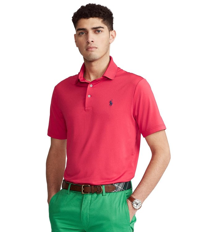 Polo Classic Fit Jersey Performance Polo Knit Shirt