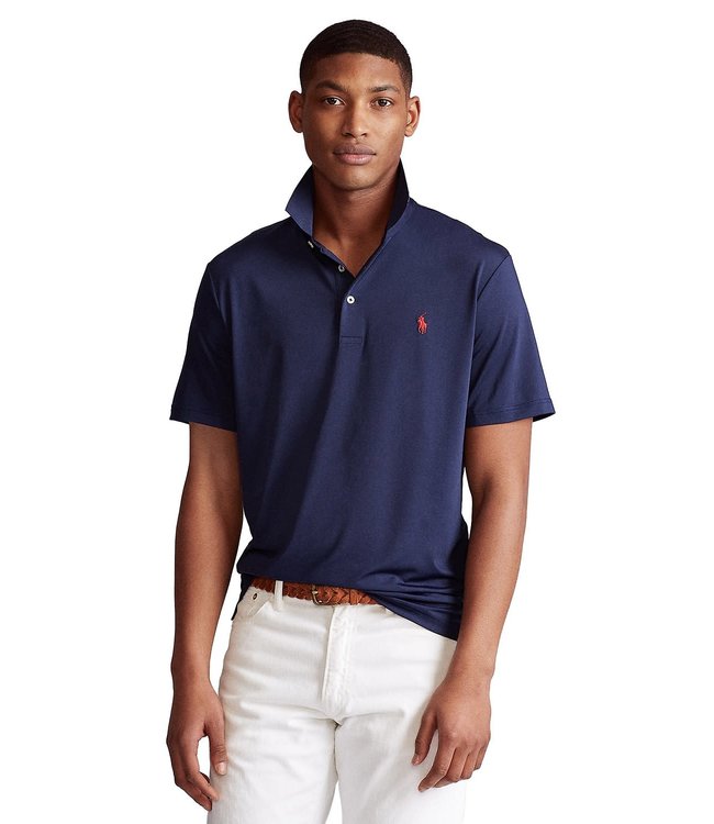 Polo Classic Fit Jersey Performance Polo Knit Shirt