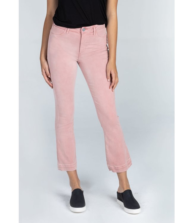 Articles of Society AoS London High Rise Crop Flare Jeans