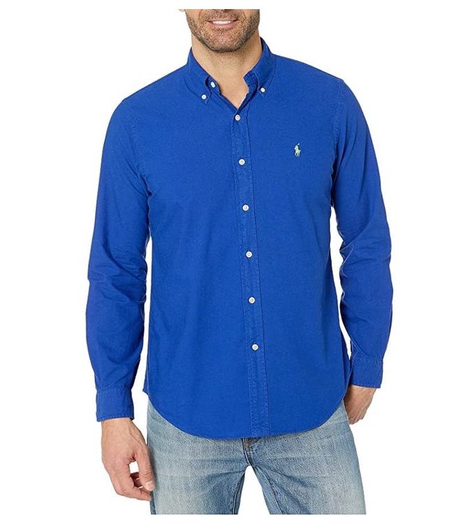 PRL Royal Garment Dyed Oxford Shirt