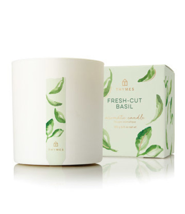 Thymes Fresh Cut Basil Poured Candle