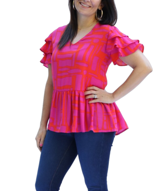 Michelle McDowell Miriam All Squared Away Top