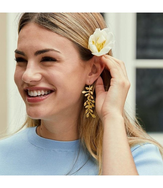 Susan Shaw Vine Earrings