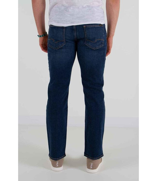 Silver Slim Fit Tapered Leg Jeans - Abraham's