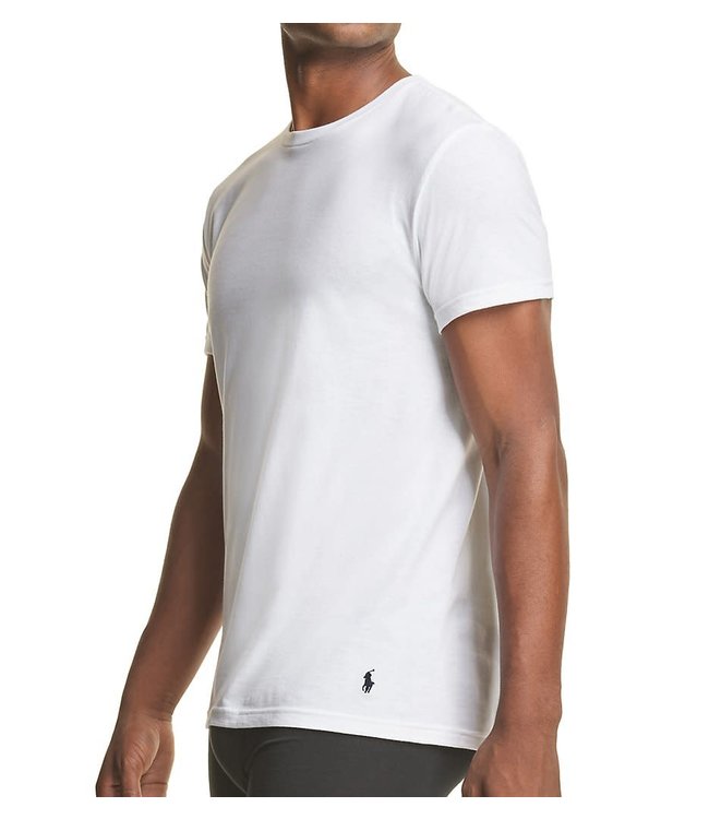 Polo 3 Pack Big & Tall Man Stretch Classic Fit Crew T-Shirts