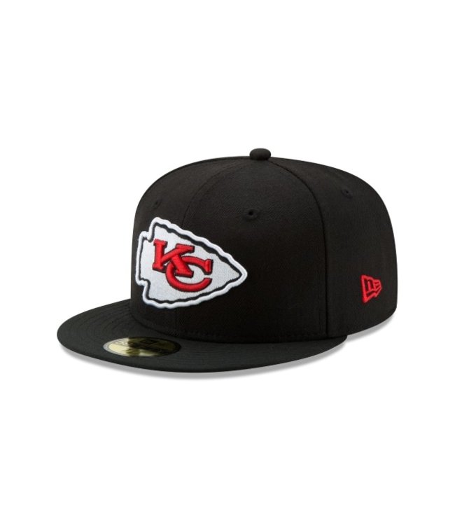 Kansas City Chiefs New Era Omaha 59FIFTY Fitted Hat - Black