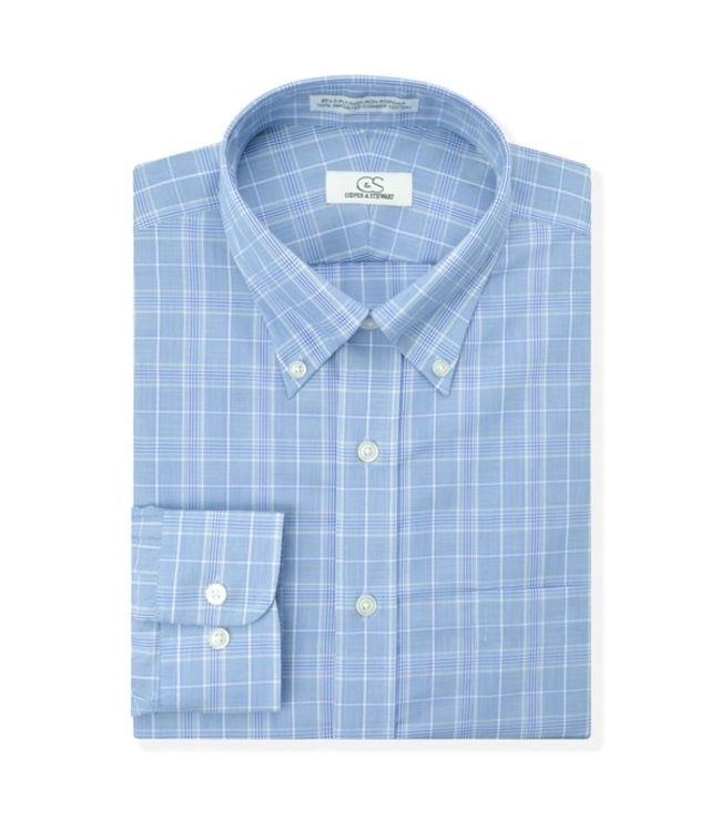 Cooper & Stewart Lawton Glen Plaid Dress Shirt