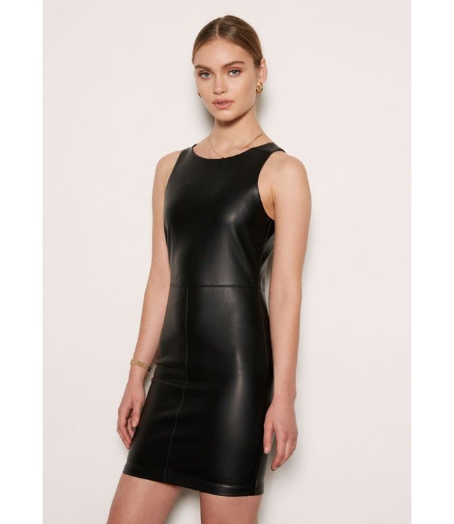 Tart Collections Itzel Faux Leather Dress
