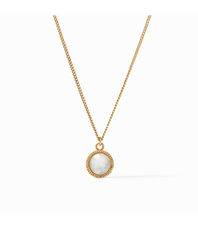 Julie Vos Fleur-de-Lis Solitaire Reversible Necklace