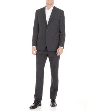 Lauren Lauren Sharkskin Windowpane Suit