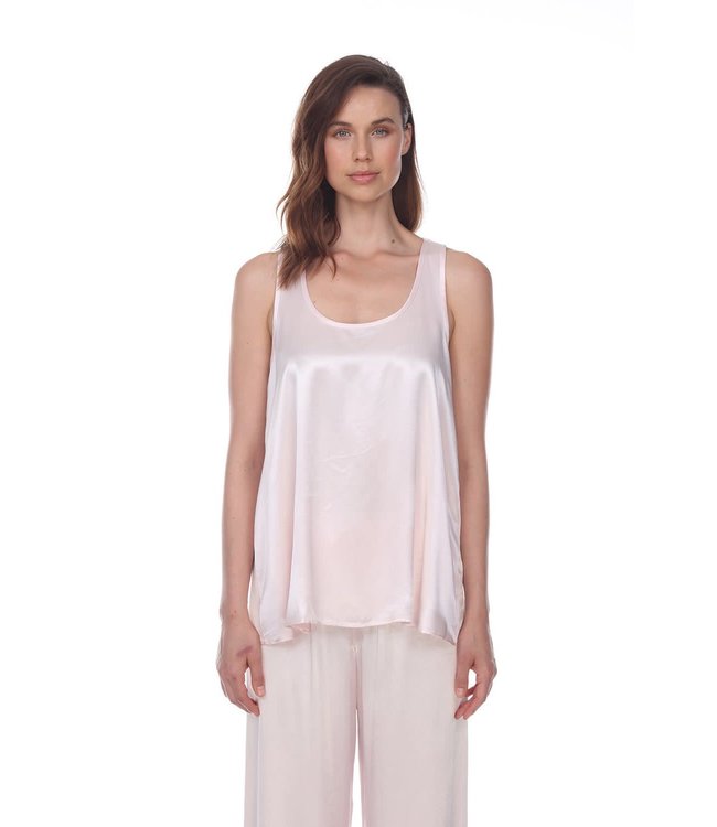 PJ Harlow Laura Satin Racerback Swing Tank