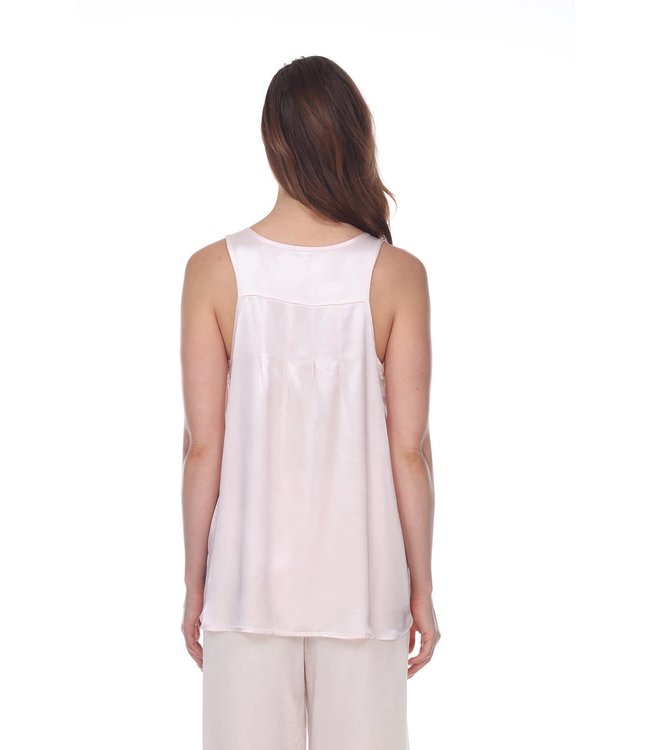 PJ Harlow Laura Satin Racerback Swing Tank