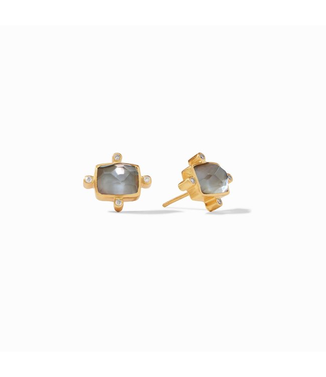 Julie Vos Clara Gold Stud Earrings