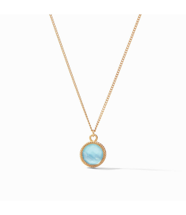 Julie Vos Fleur-de-Lis Solitaire Reversible Necklace