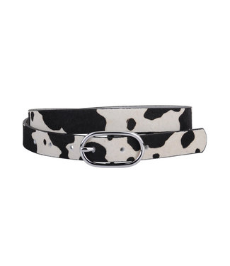 Most Wanted Cow Print Calf Hair Leather Belt